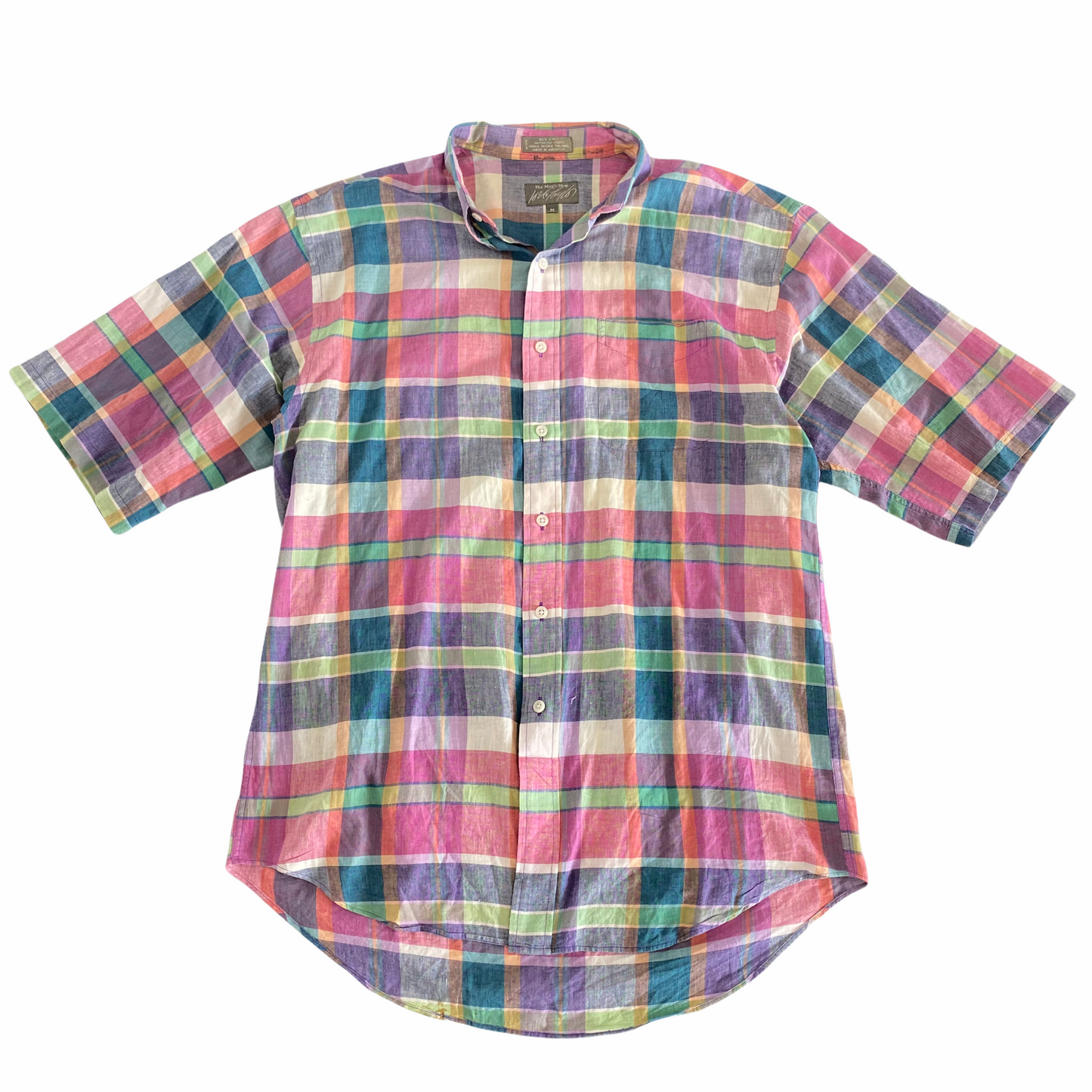 90s Lord & Taylor Madras Shirt M/L