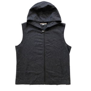 Wool hooded vest Medium