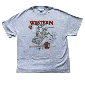Authentic western bronc buster tee XL