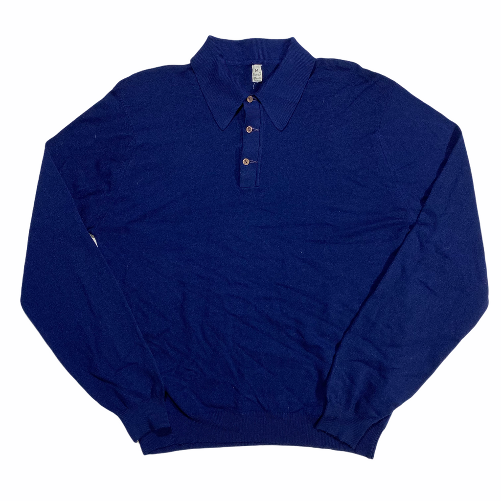 70s Wiseguy style polo shirt. soft. medium