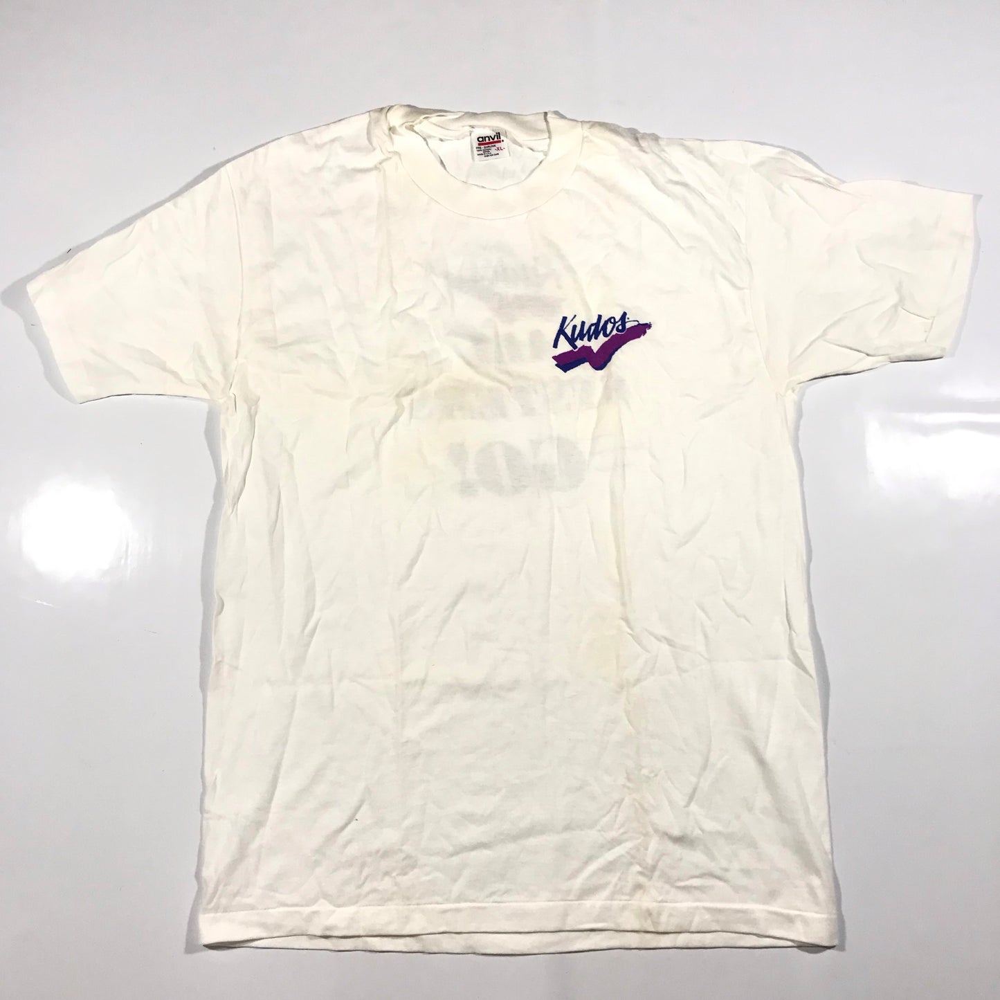 90s KUDOS granola bar tee XL