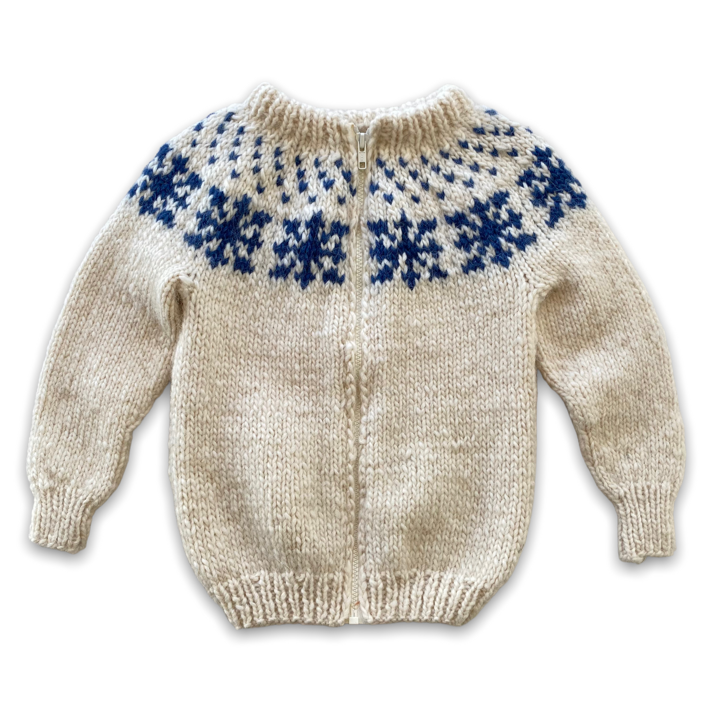 Kids wool zip sweater 2 sizes