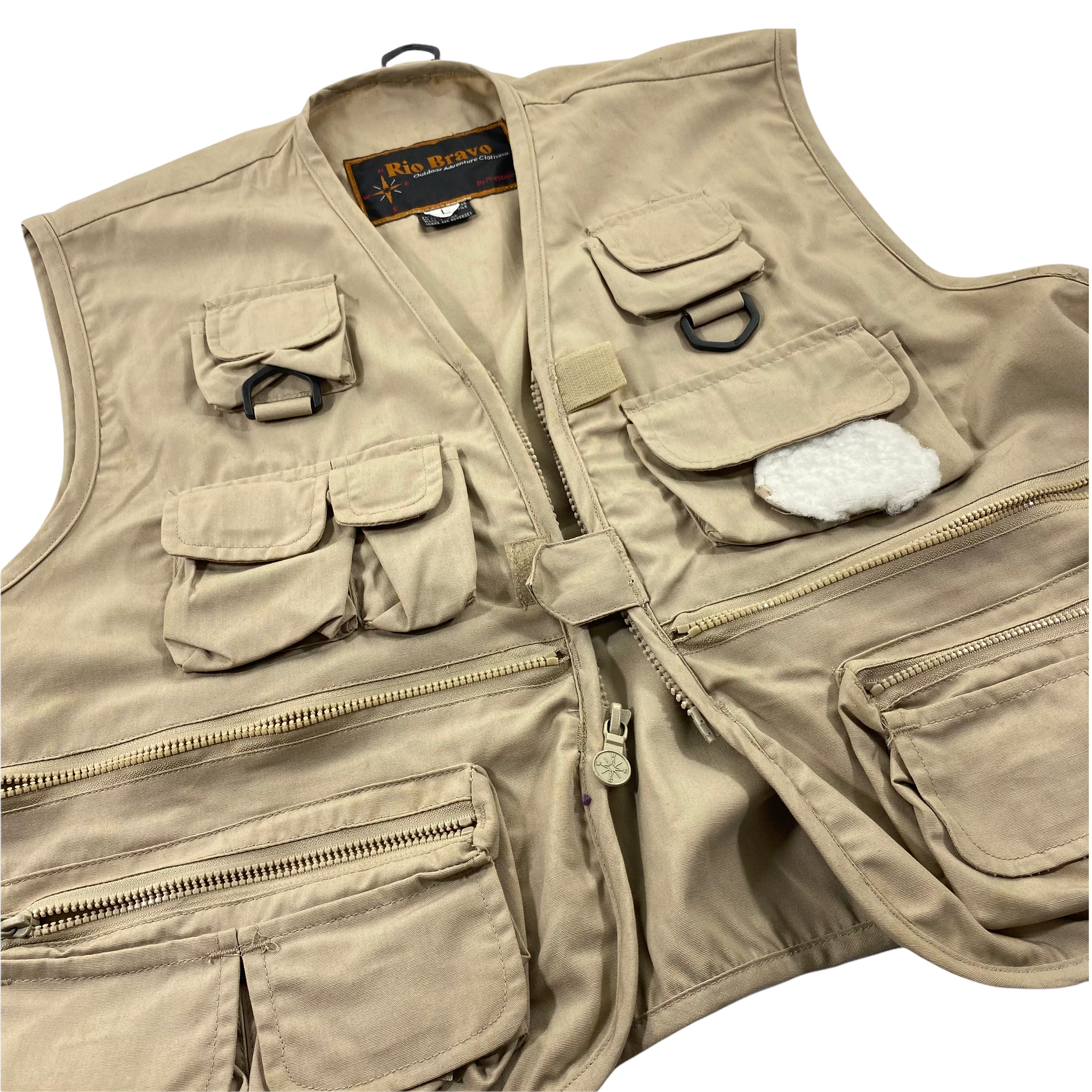 Vintage fishing vest medium