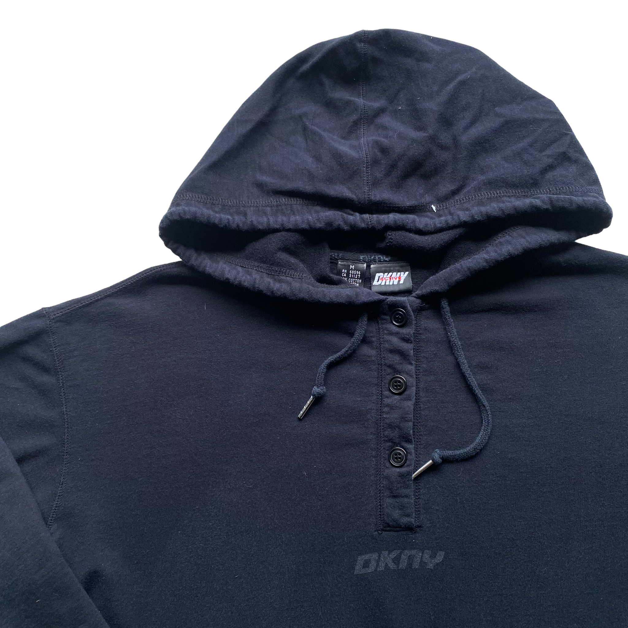 DKNY light weight hooded shirt  Large fit