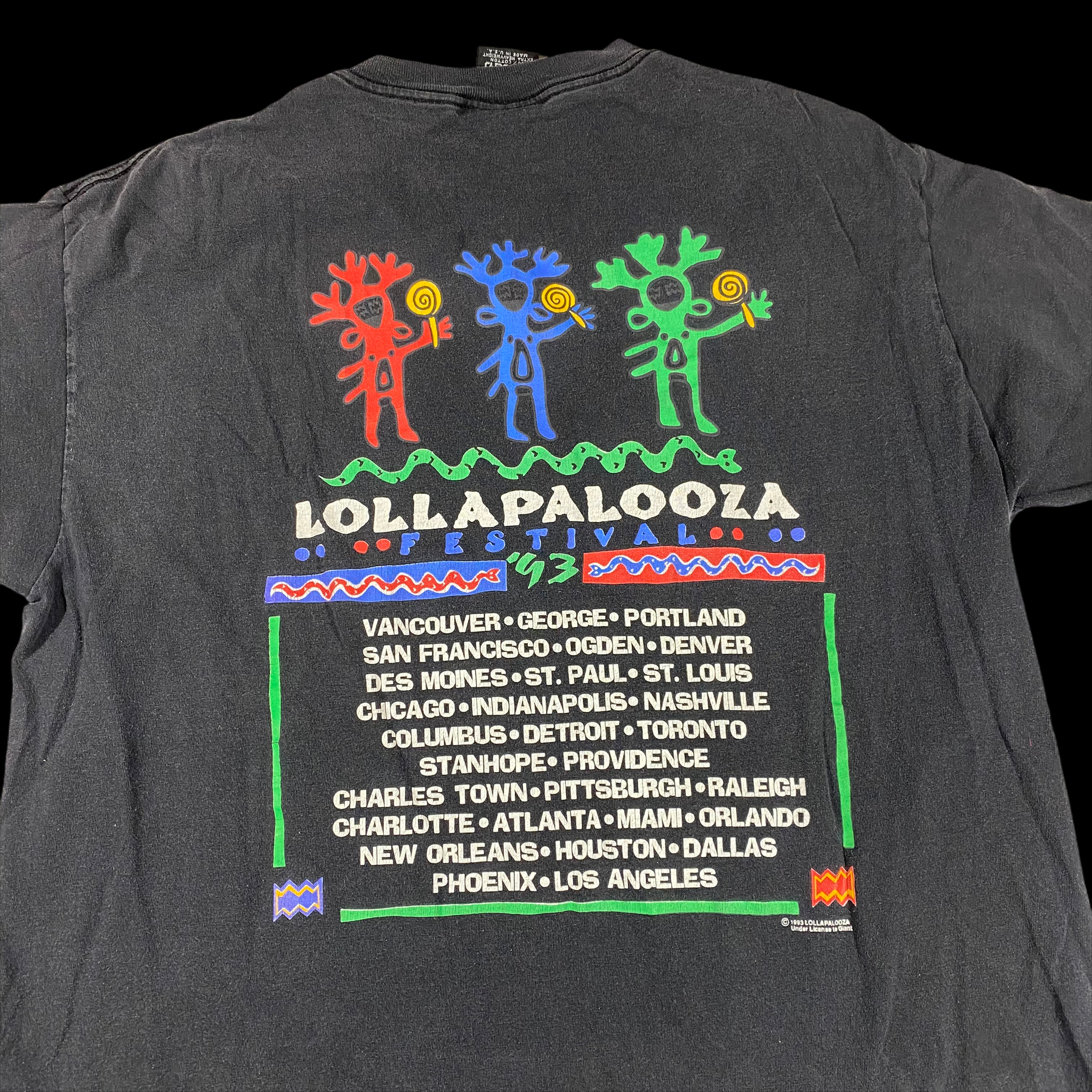 1993 Lollapalooza tee. XL