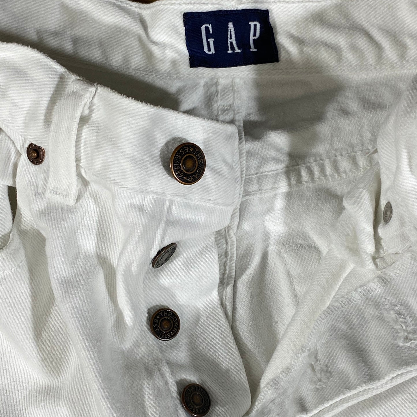 90s gap white denim Made in usa🇺🇸 24/30