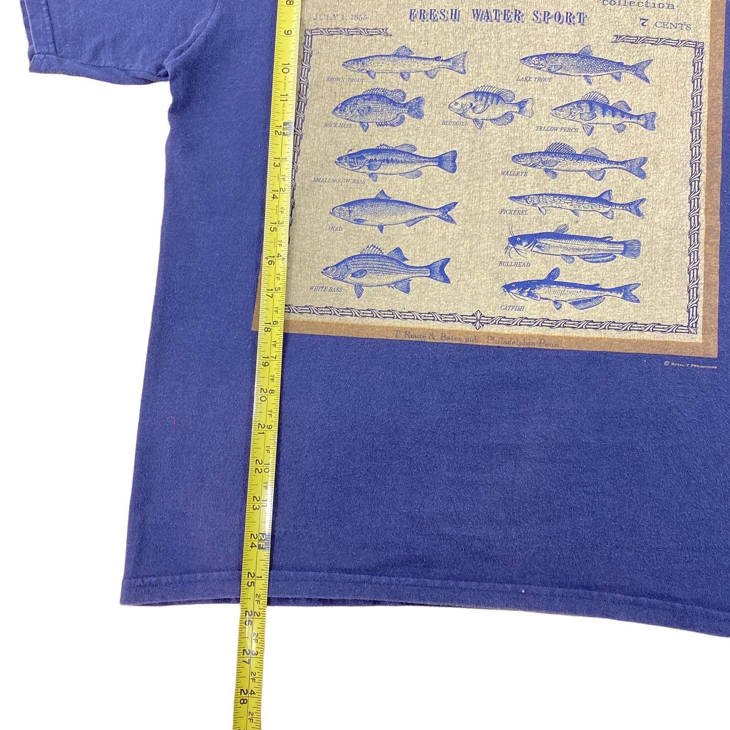 90s American outdoors fish tee. Medium fit