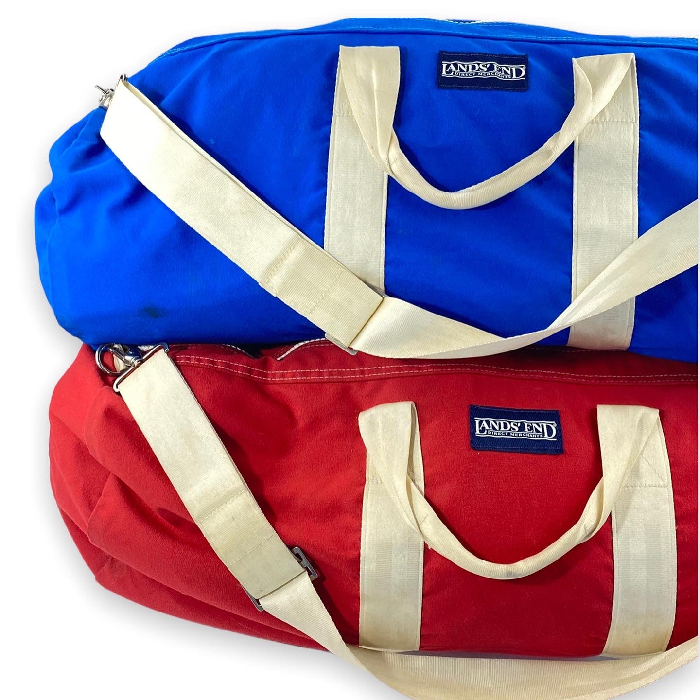 80s Lands end big duffles – Vintage Sponsor