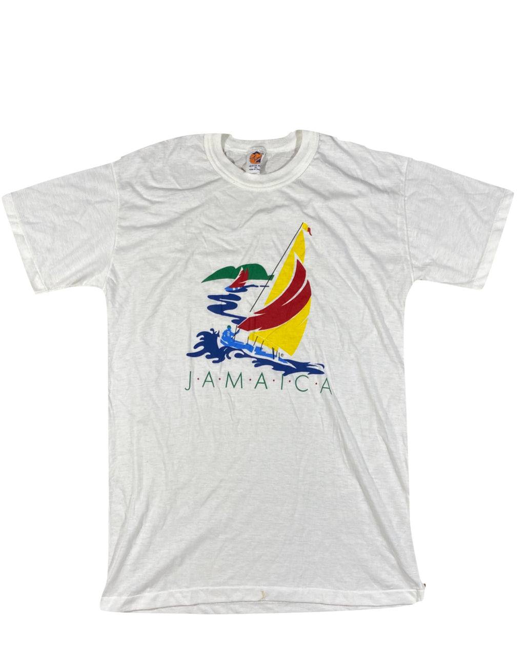 90s Jamaica sailboat tee. L/XL