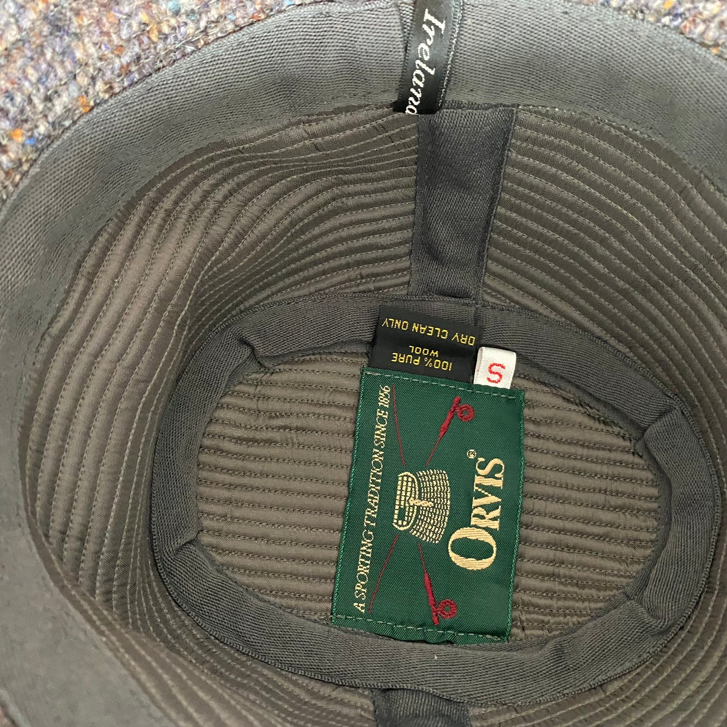 Orvis tweed hat -Made in ireland -small