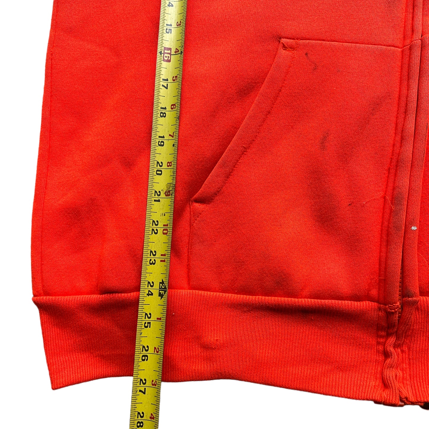 Camber zip hood blaze orange XXl