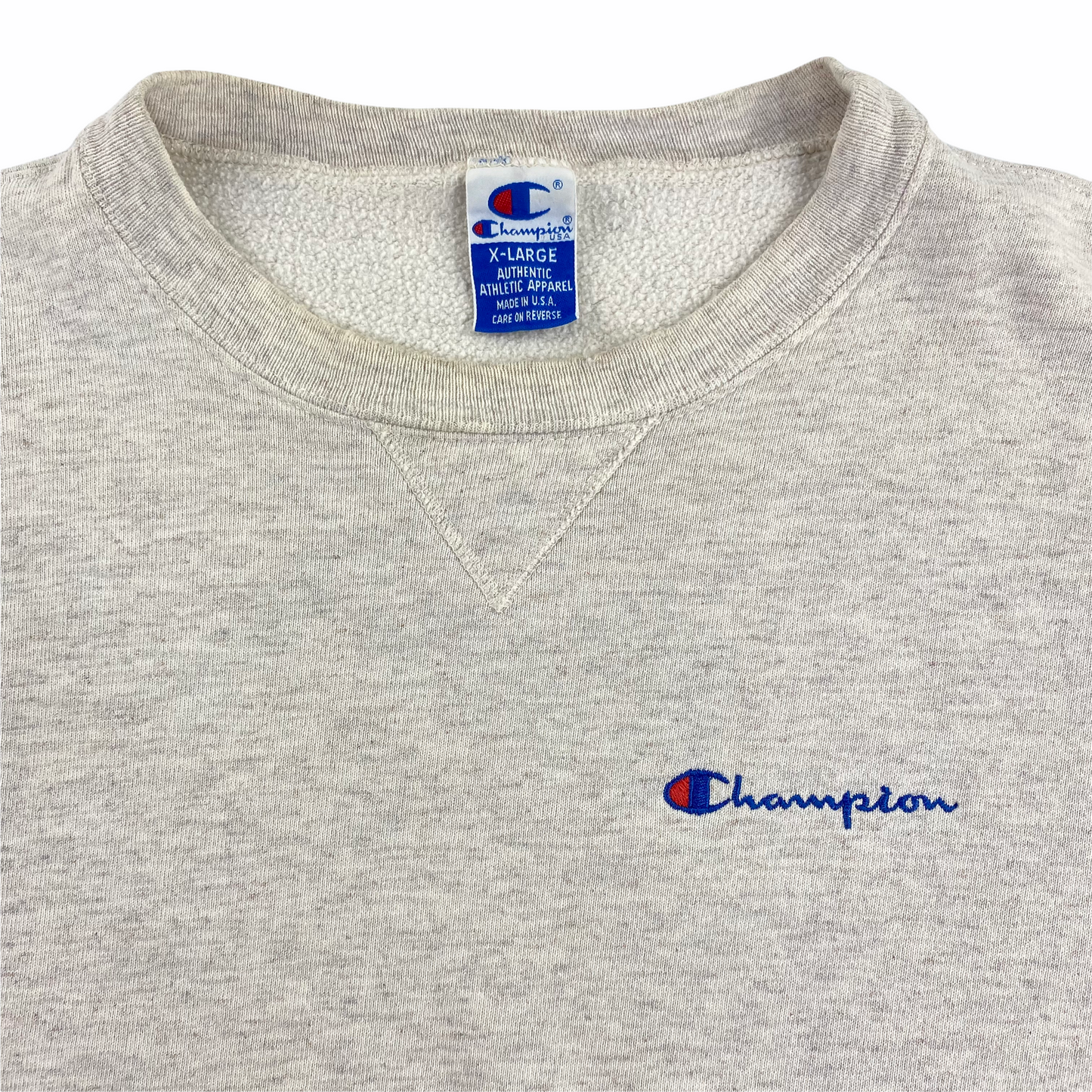 90s Champion spell out crewneck. XL