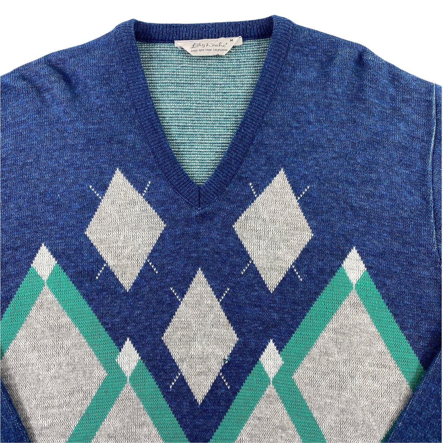 70s Face sweater. medium