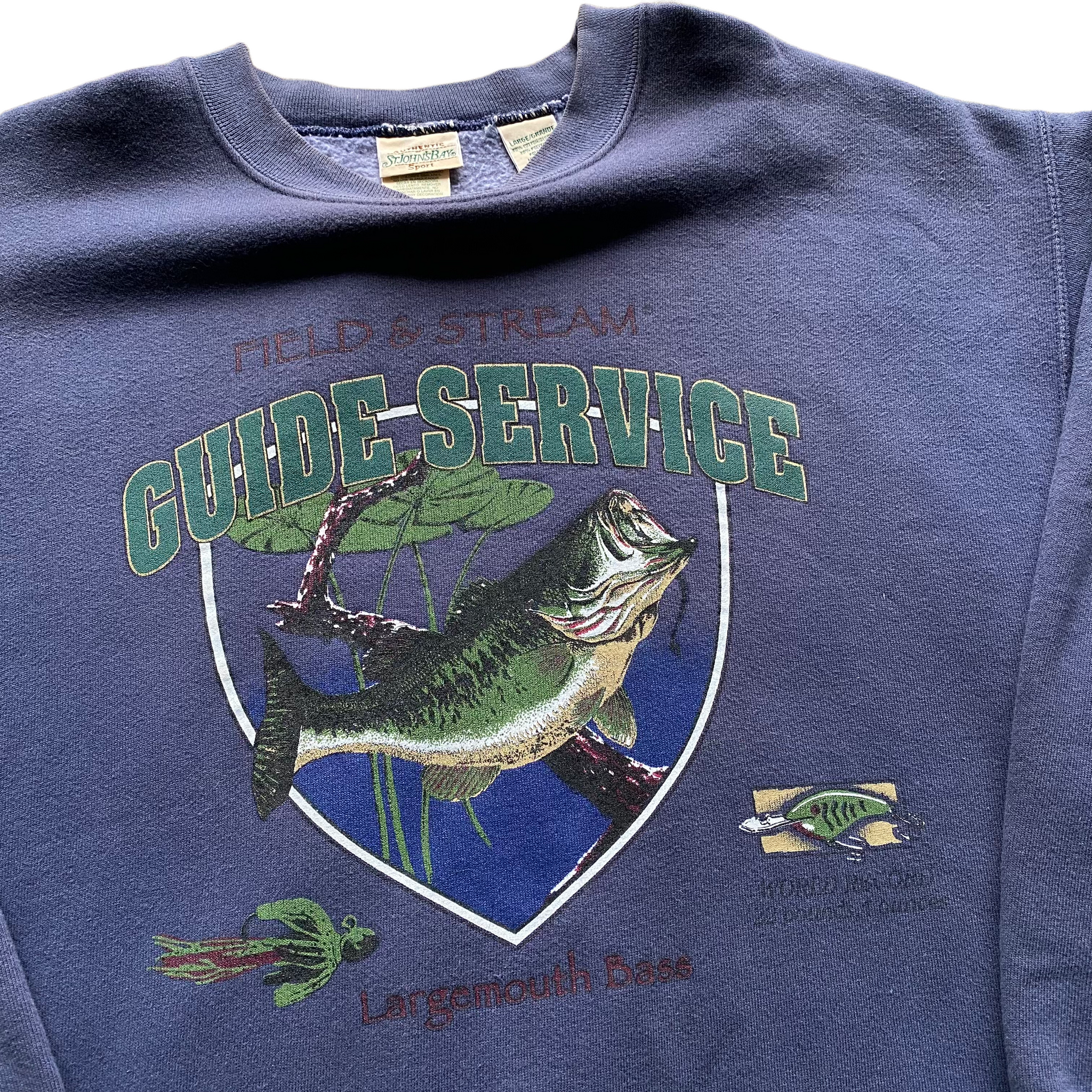 Guide series bass sweatshirt medium – Vintage Sponsor