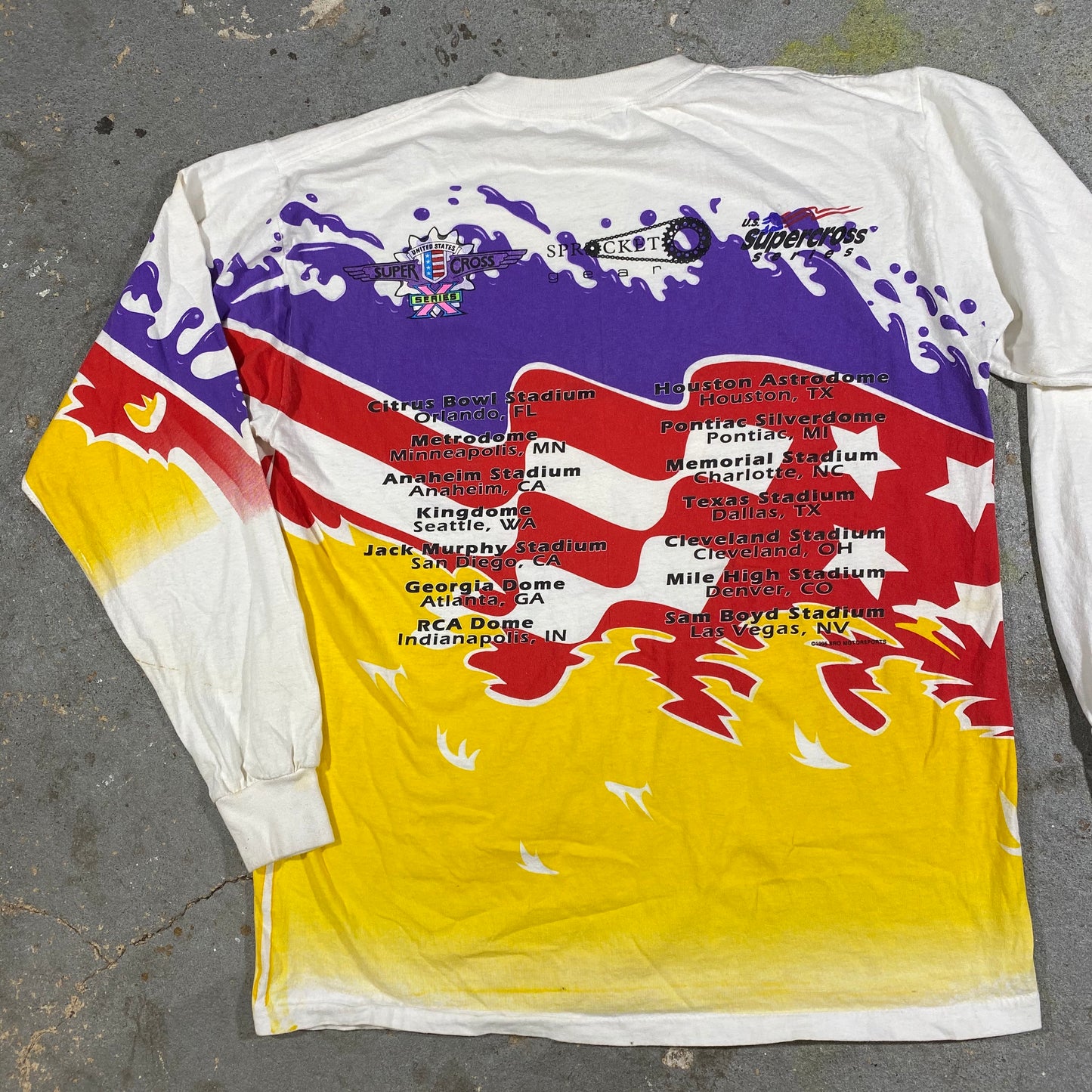 90s Super cross longsleeve. XL