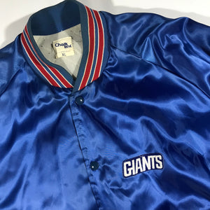 80s Giants chalkline satin jacket. XL