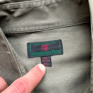 80s Abercrombie cargo shirt XL