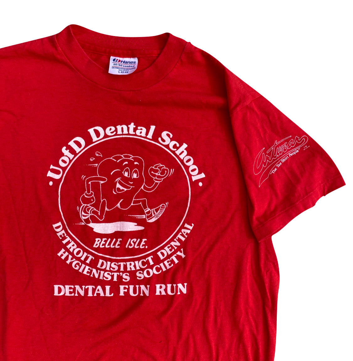 80s Detroit dental school and beer tee. M/L