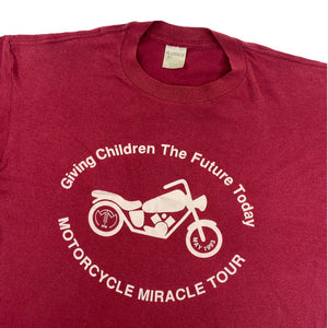1993 Motorcycle miracle tour tee. L/XL