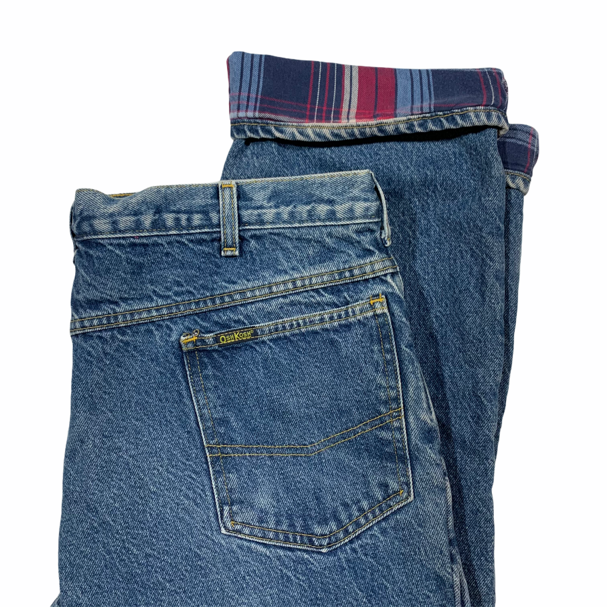 1970's OshKosh Flannel Lined Jeans 36x29 – Vintage Sponsor