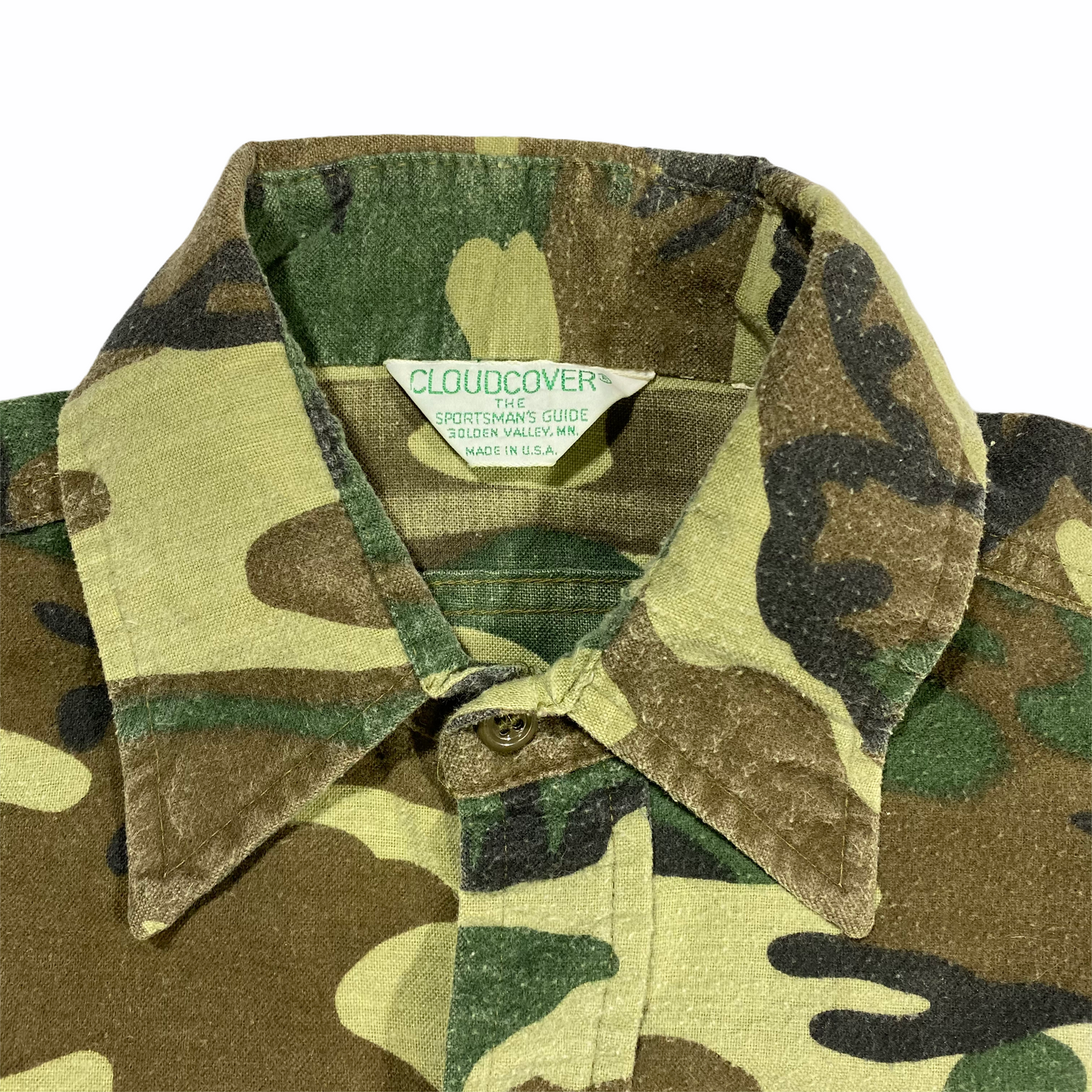 80s Camo button down M/L