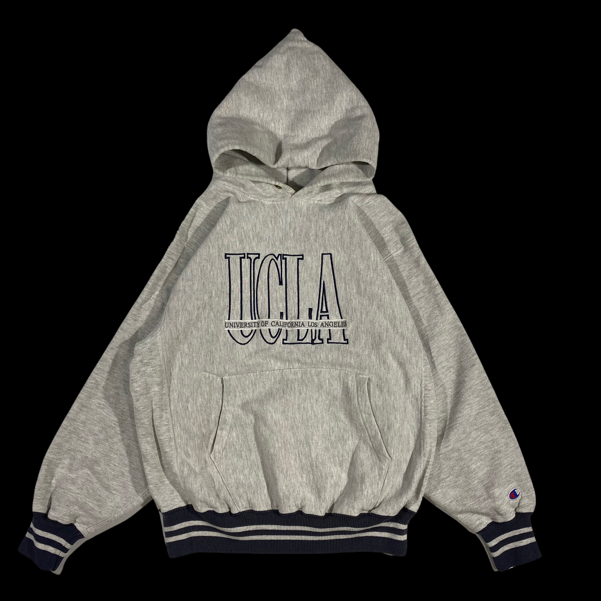 90s Champion Reverse Weave Hoodie UCLA M/L – Vintage Sponsor