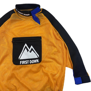 90s First down mesh and neoprene XL