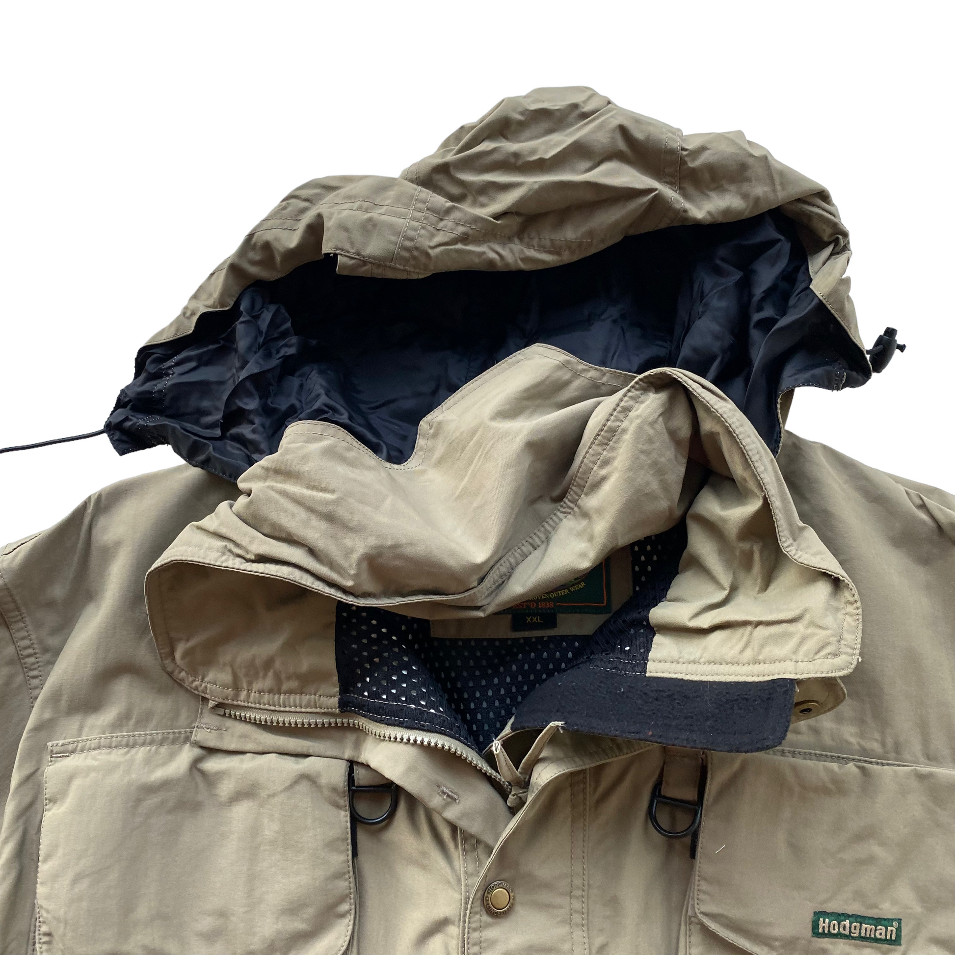 Hodgman fishing jacket. XXL – Vintage Sponsor Hodgman fishing jacket. XXL – Vintage Sponsor