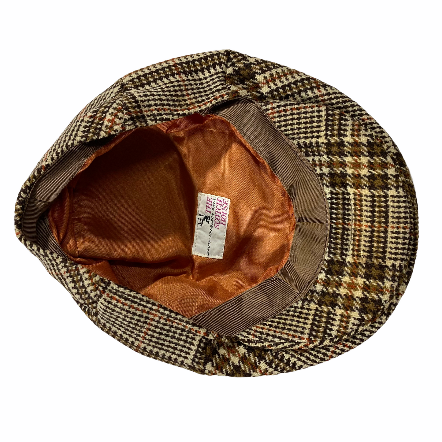 The scotch house wool tweed cap sz7