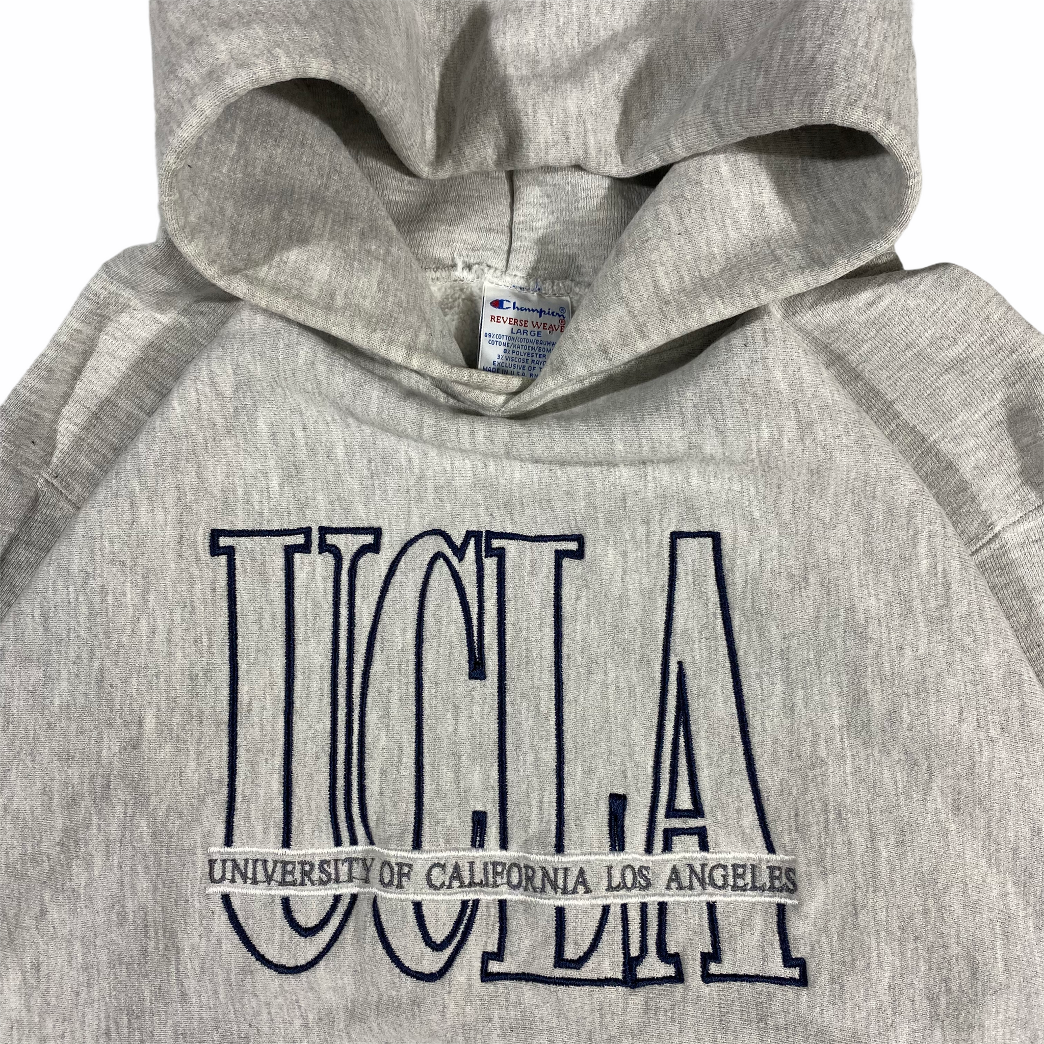 90s Champion Reverse Weave Hoodie UCLA M/L