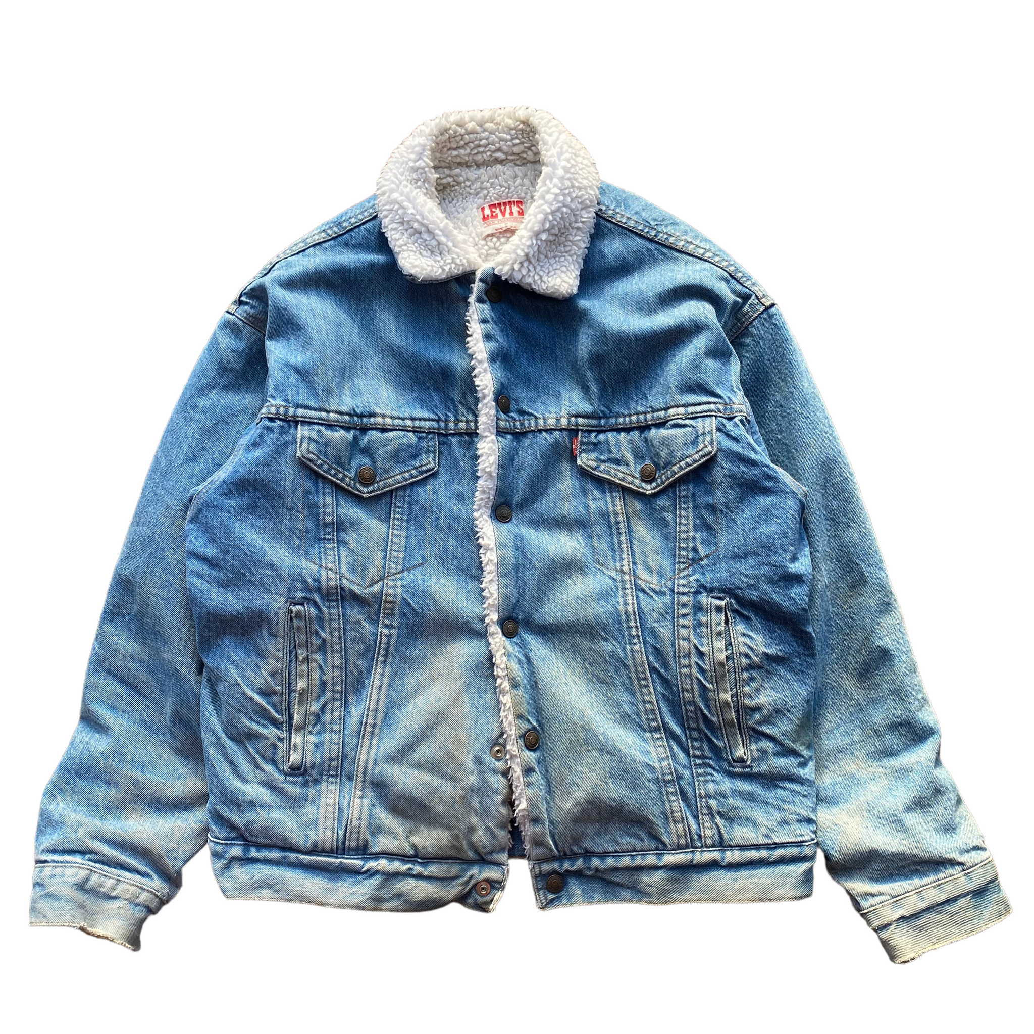 80s Levis sherpa denim jacket medium – Vintage Sponsor