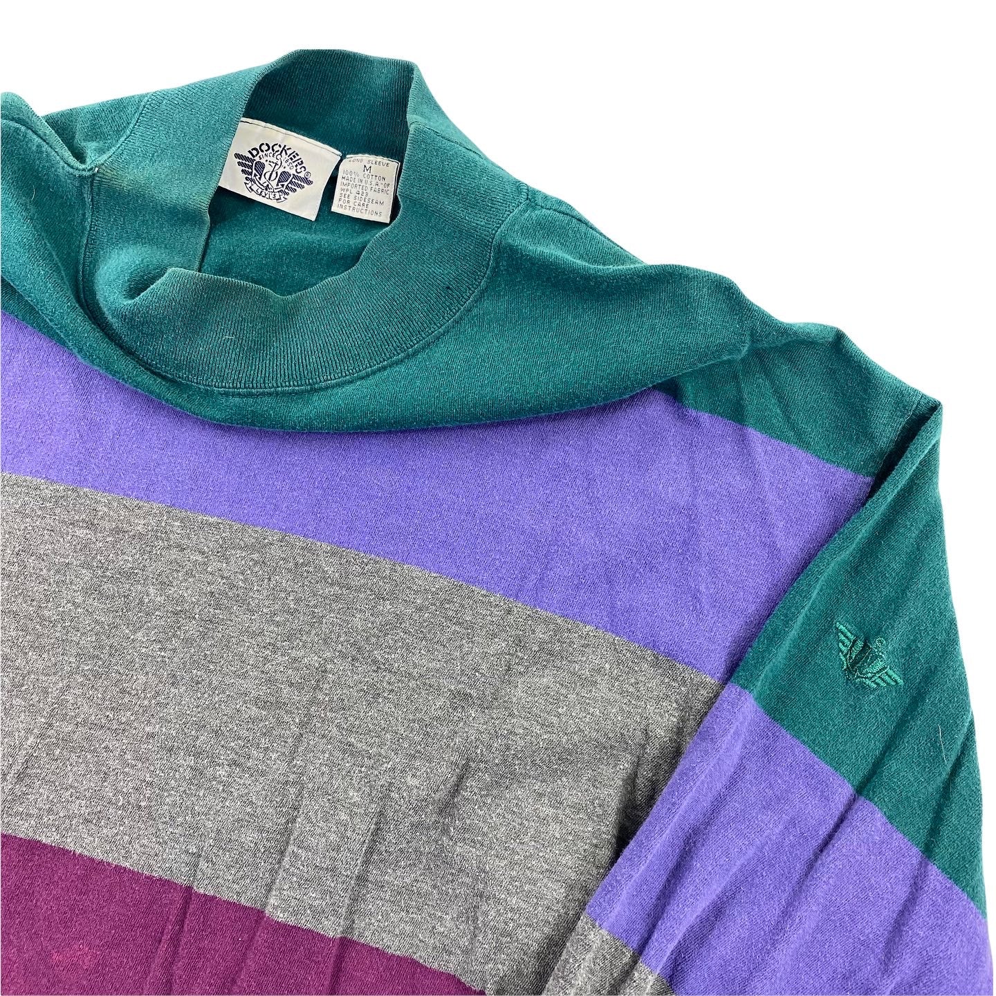 90s Dockers mock neck. medium