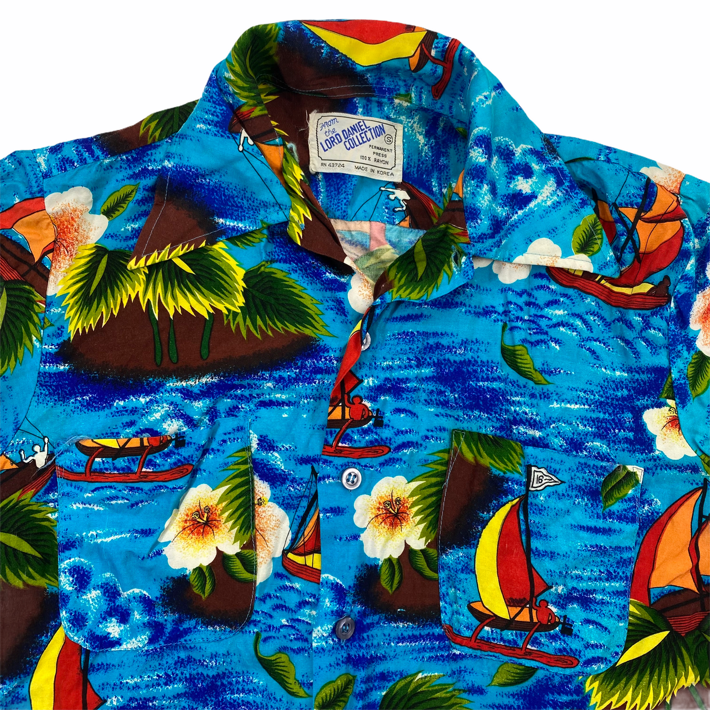 70s Aloha Shirt Small