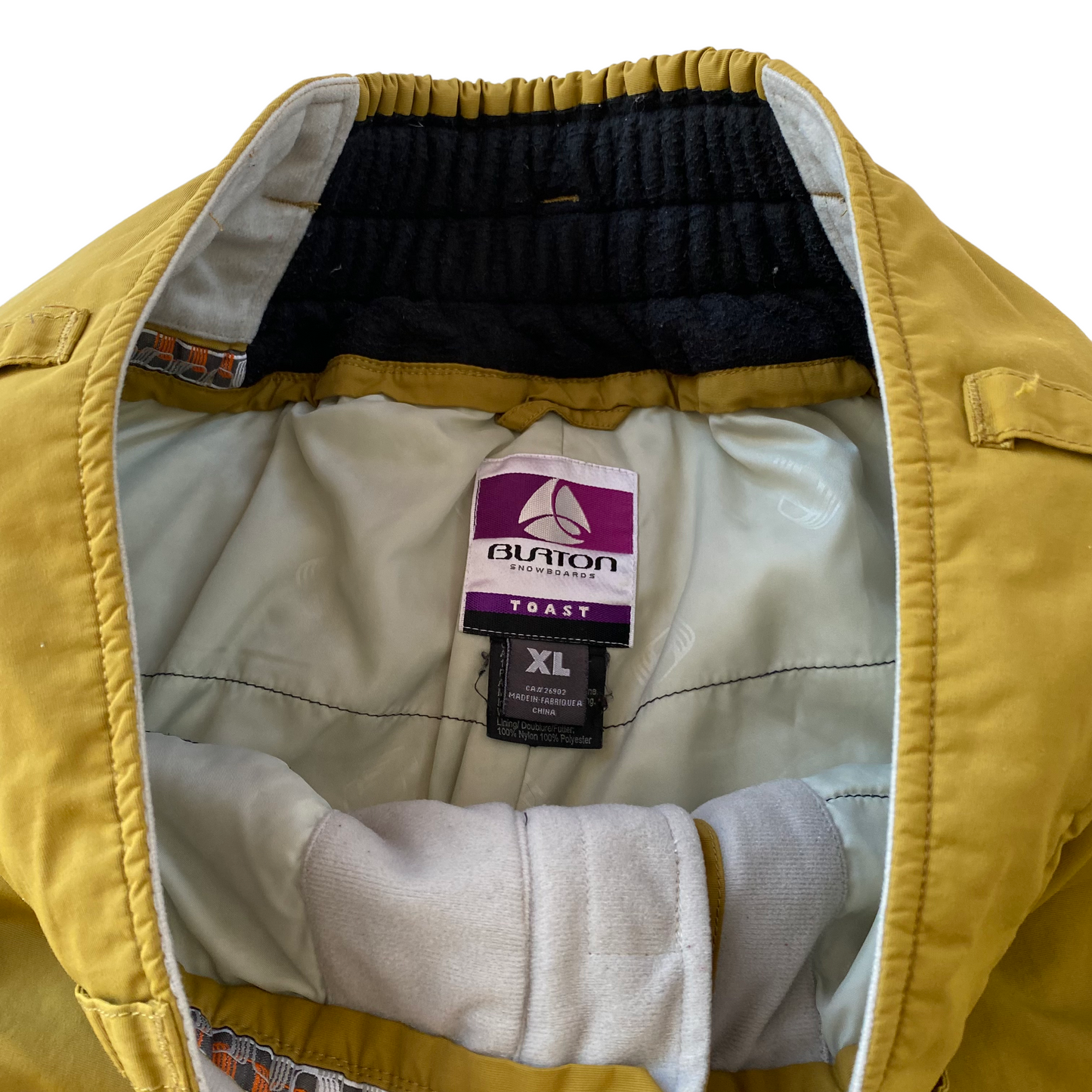 Y2K Burton toast snow pants XL