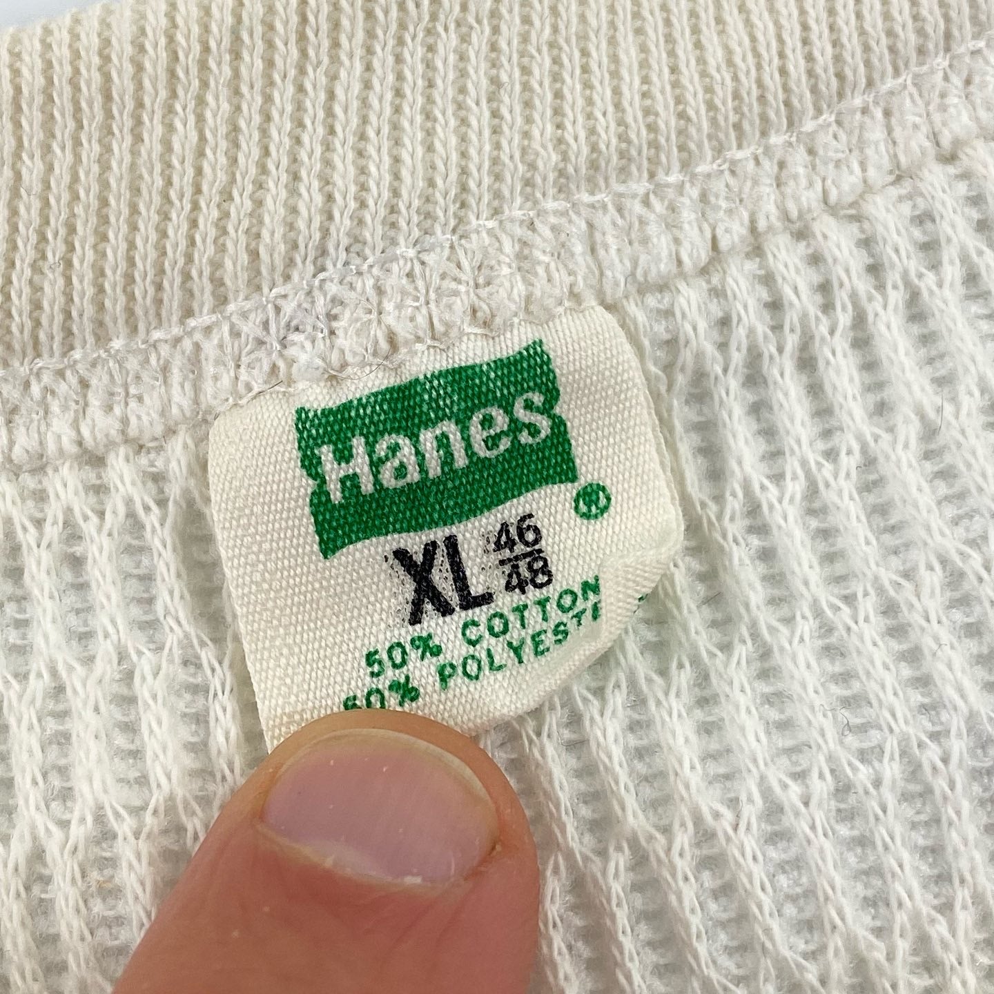 70s Hanes thermal large fit
