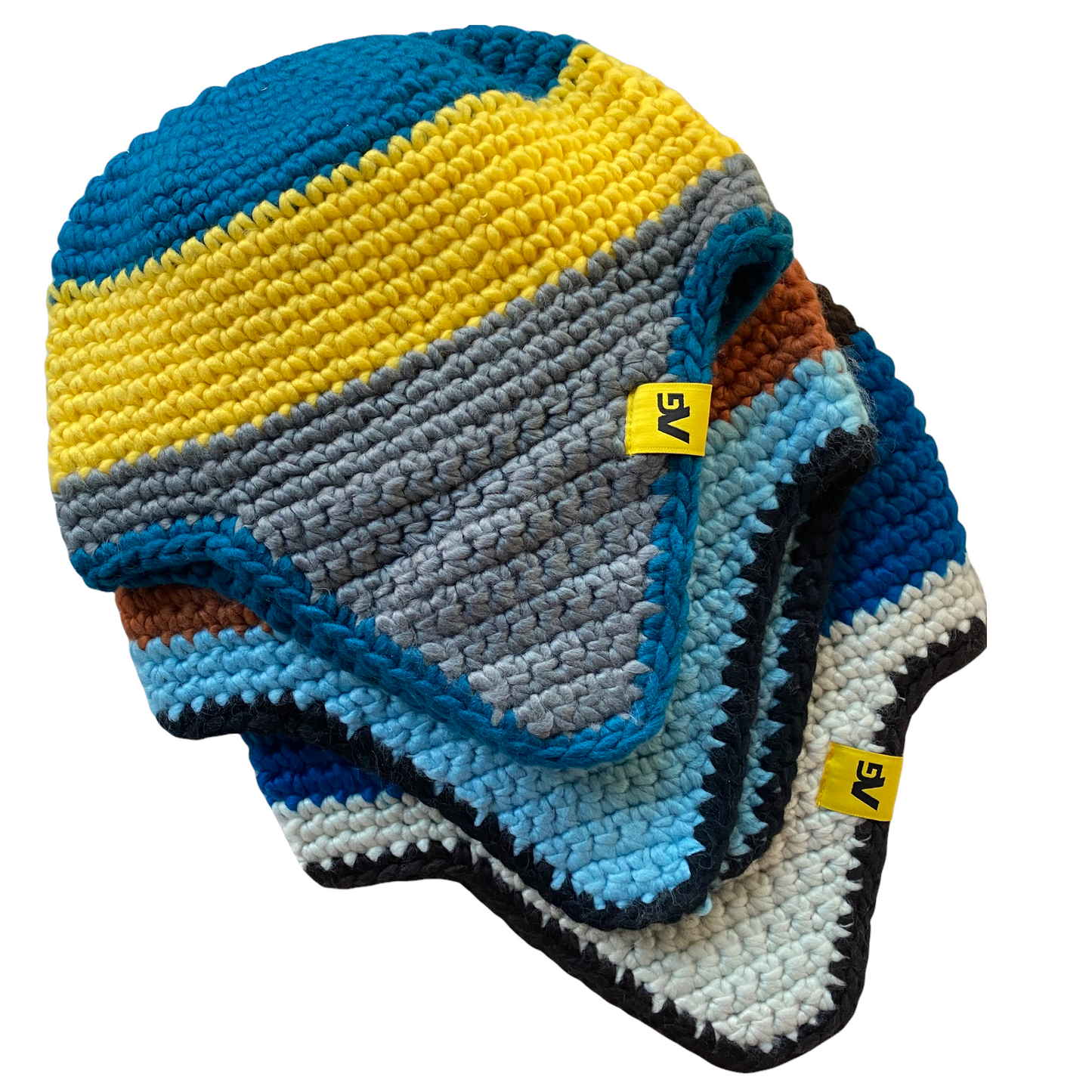 Analog earflap beanie