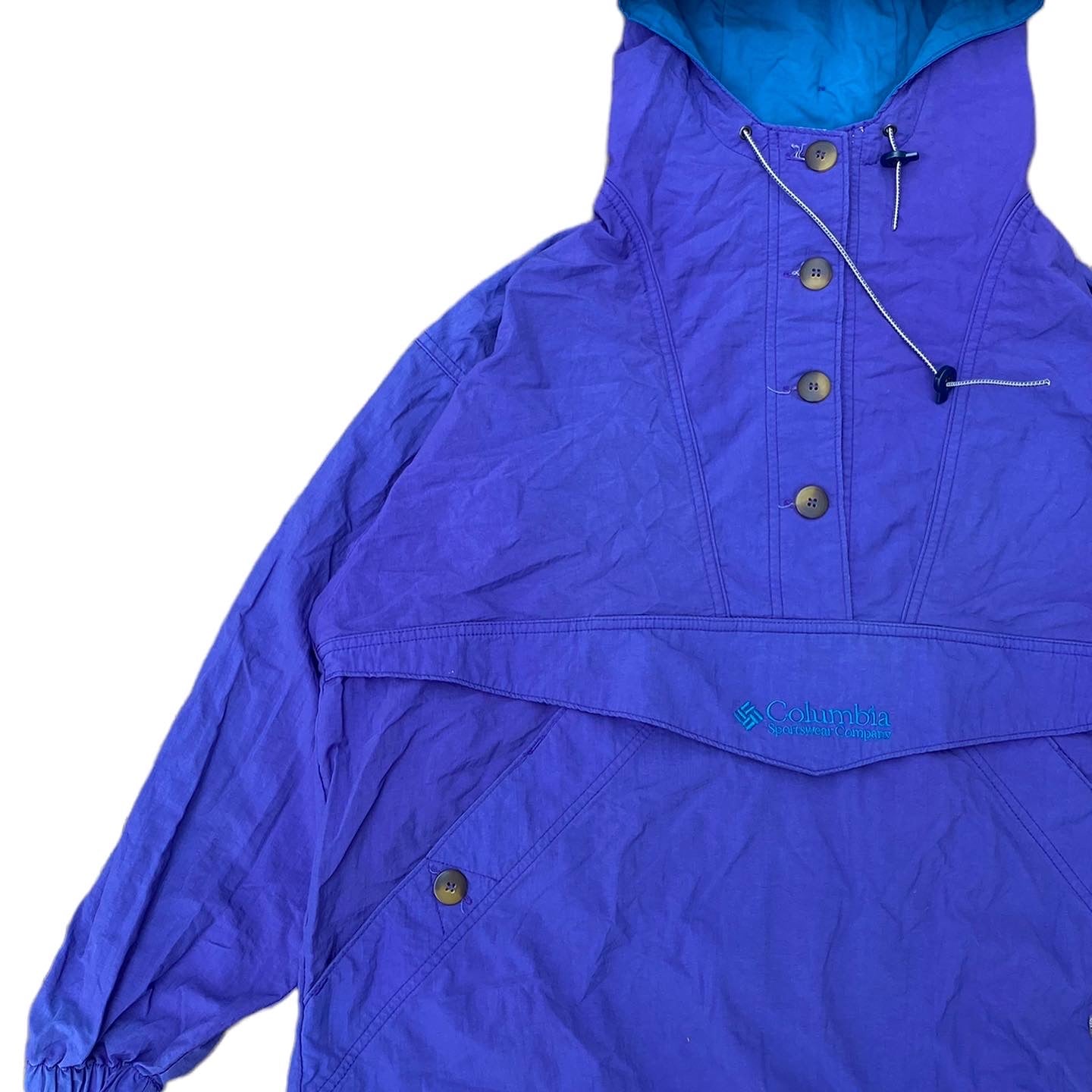 Columbia pullover nylon jacket. S/M