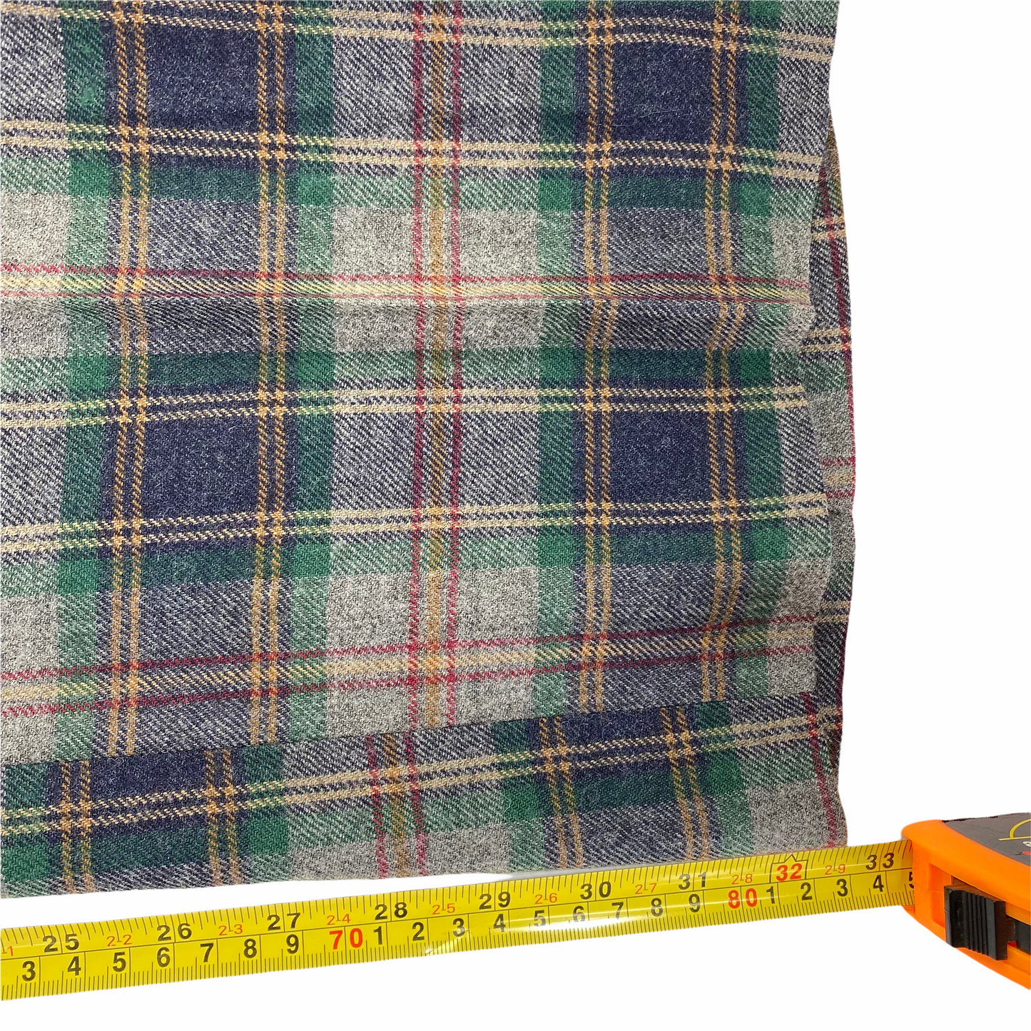 Wool tartan slacks. 36/33