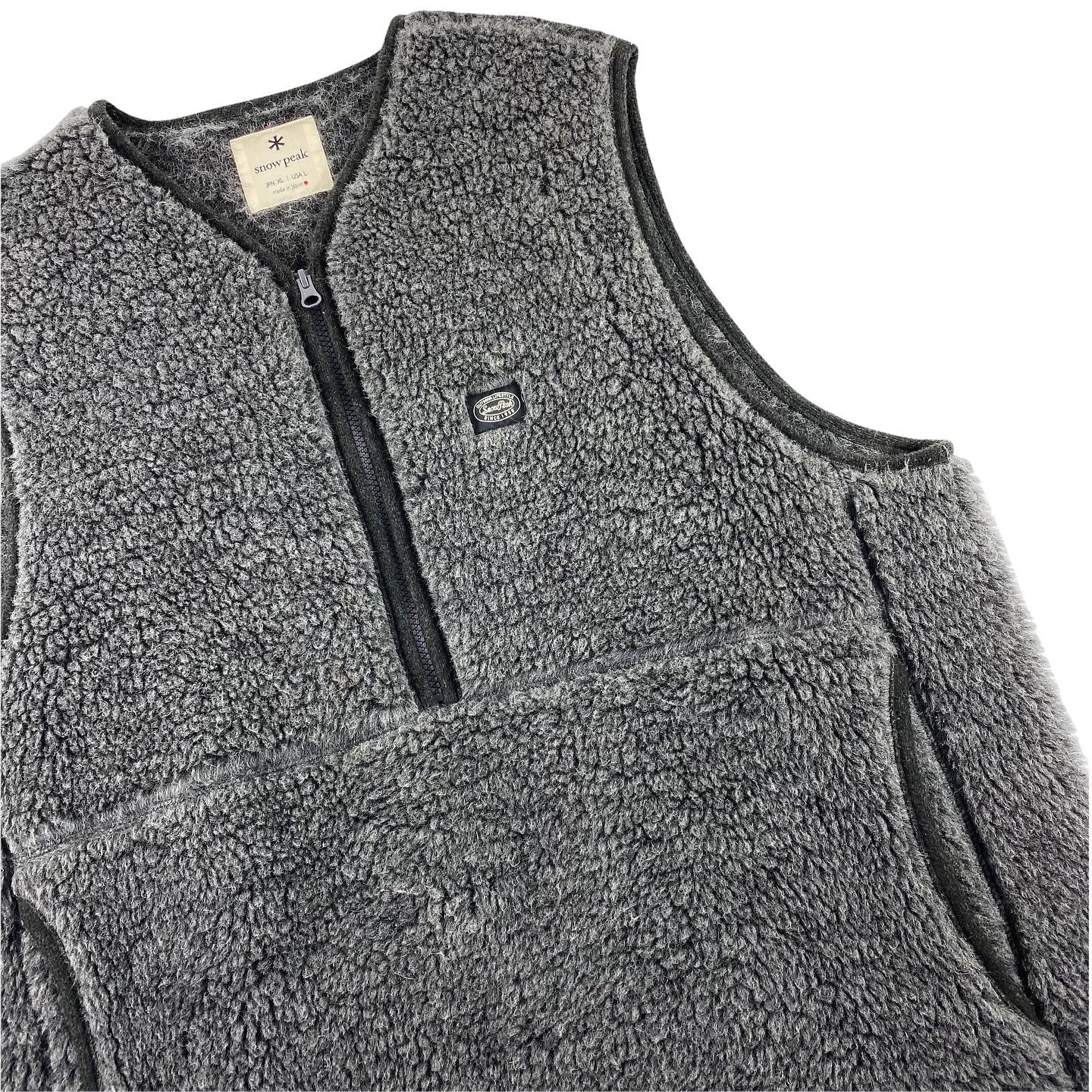 Snow peak wool pile vest XL – Vintage Sponsor