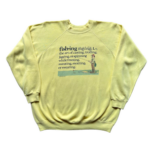 80s Fishing sweatshirt M/L