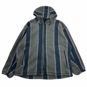 90s Burton fleece zip hood  XL