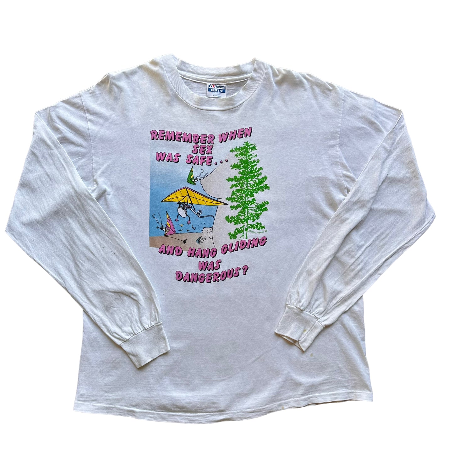 80s Hang gliding long sleeve XL