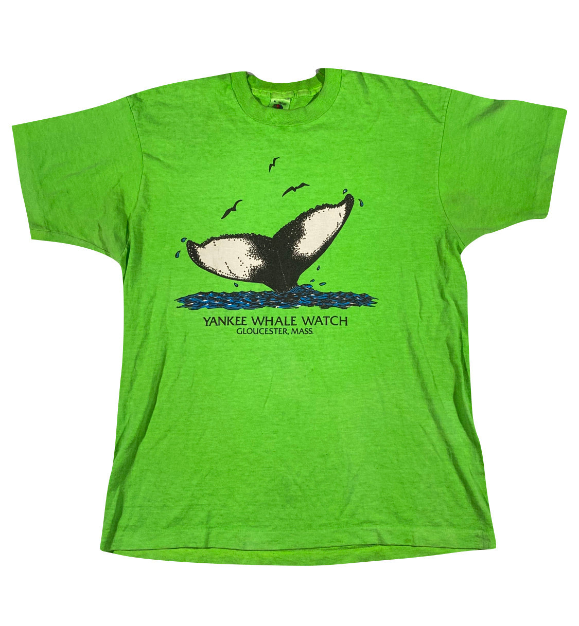 90s Yankee whale watch tee. L/XL