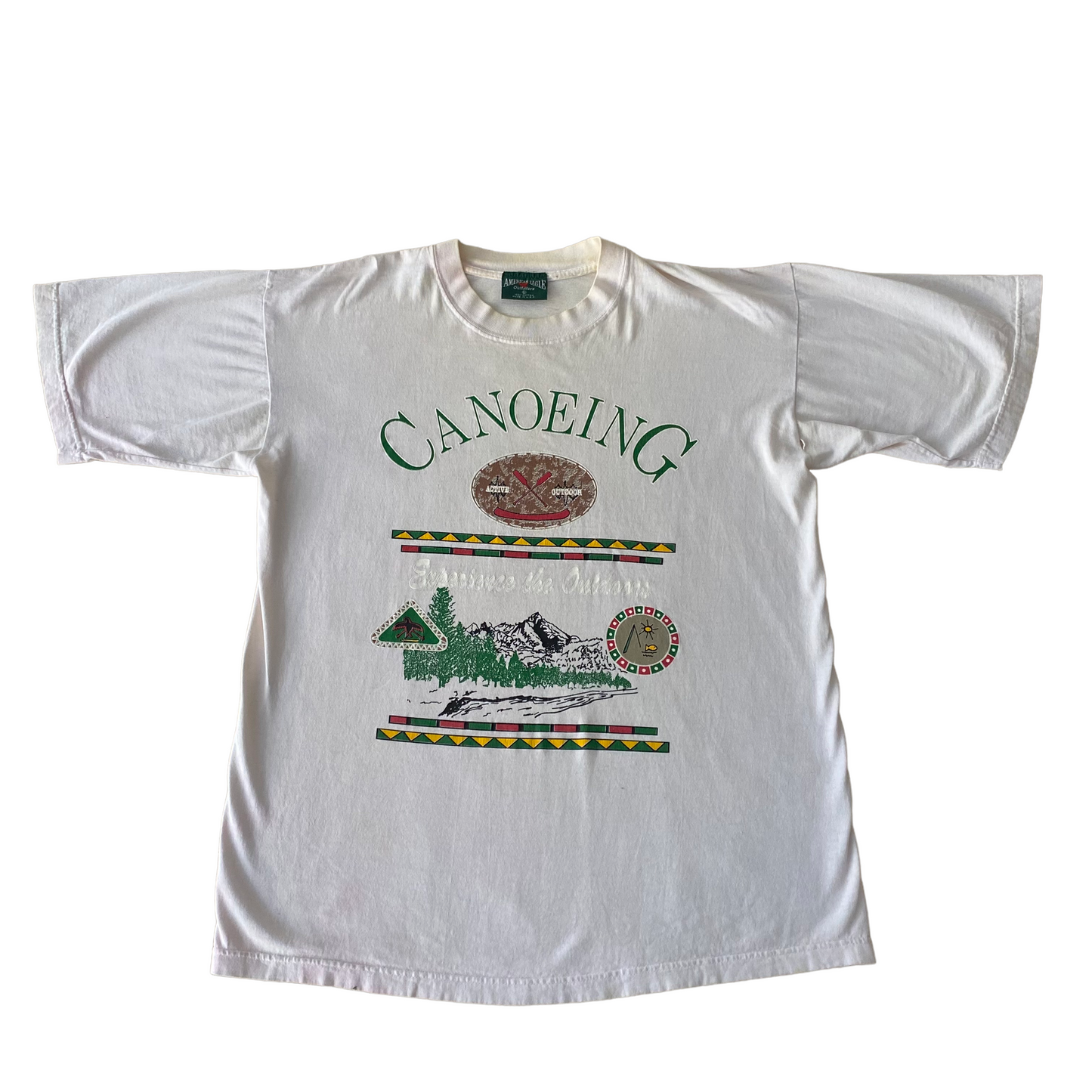 90s American eagle canoe tee M/L