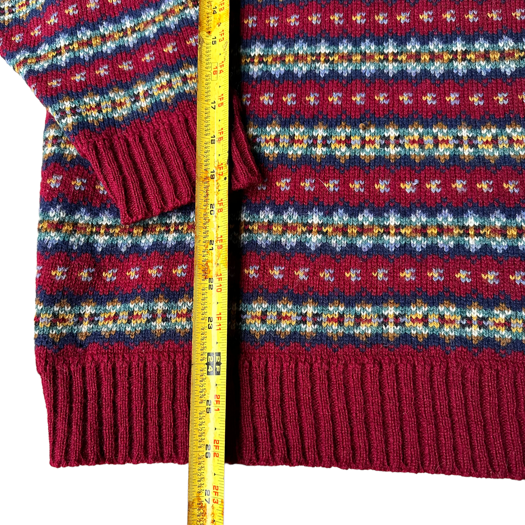 70s Abercrombie & Fitch Shetland wool sweater  M/L