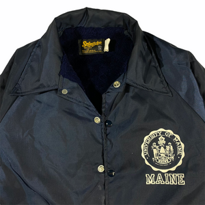 80s Maine university coaches jacket medium