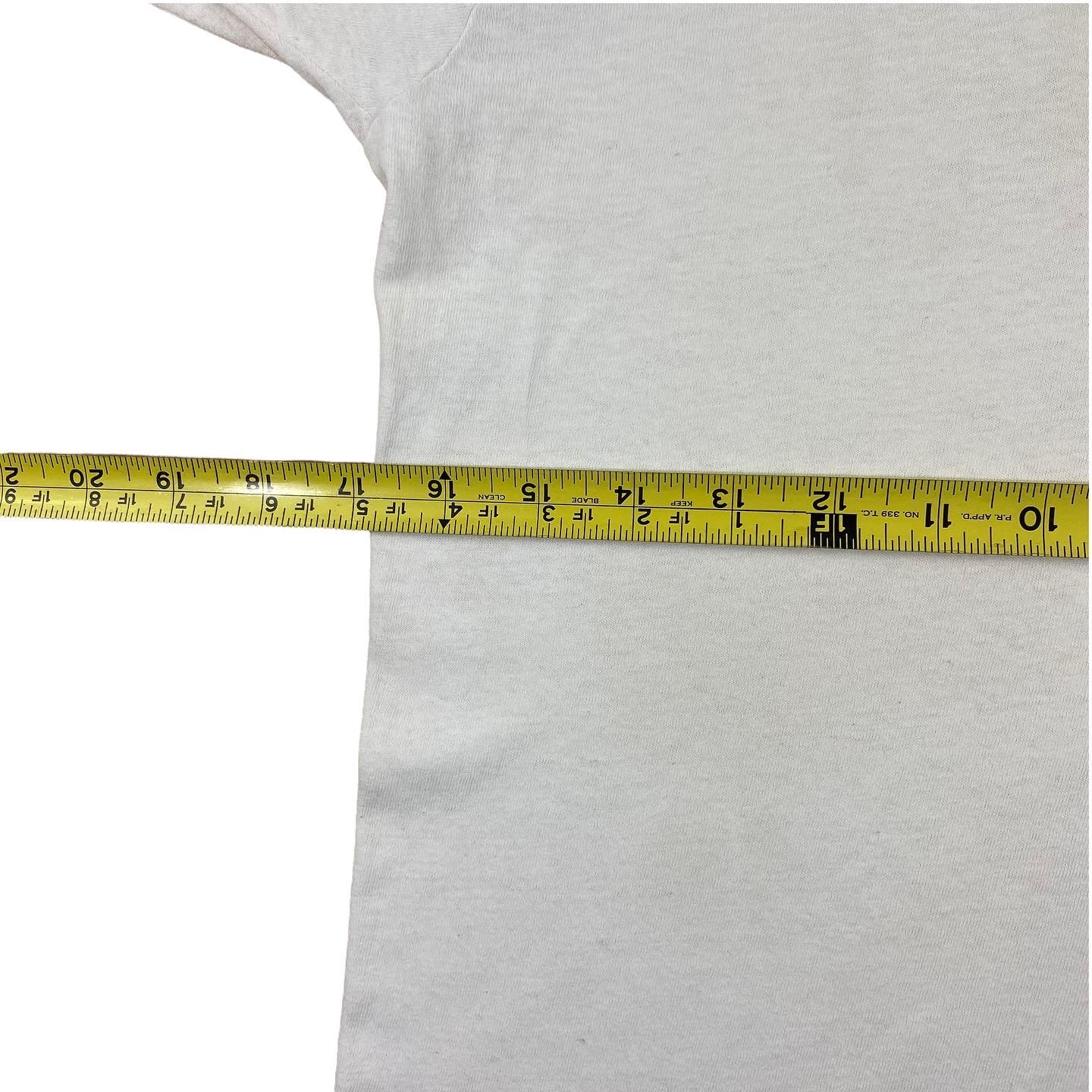 80s Blank white tee. Small