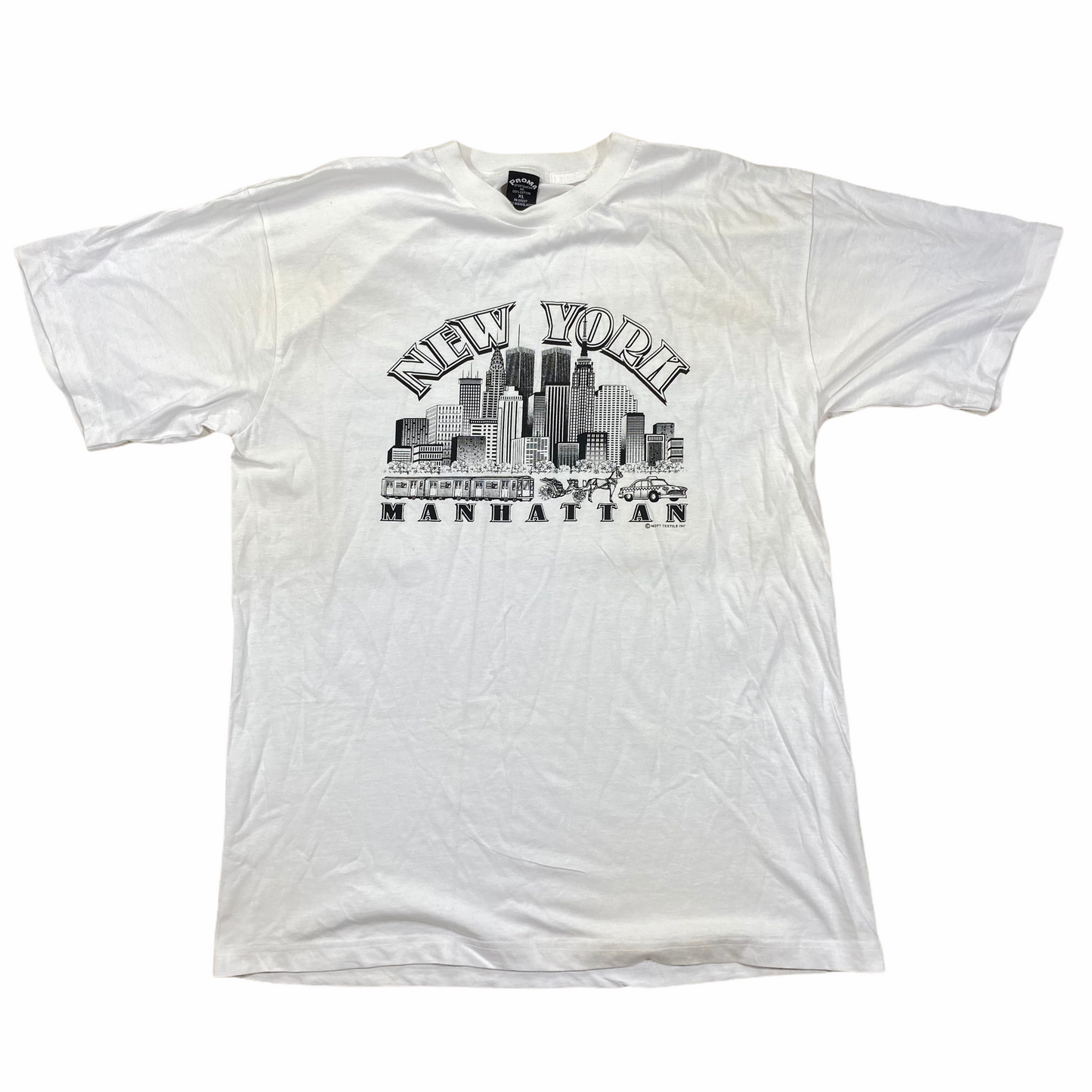 Y2k New york manhattan tee. XL