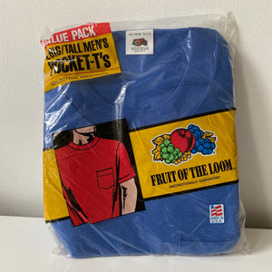 2 Fruit of the loom pocket tees Made in usa🇺🇸 XXL