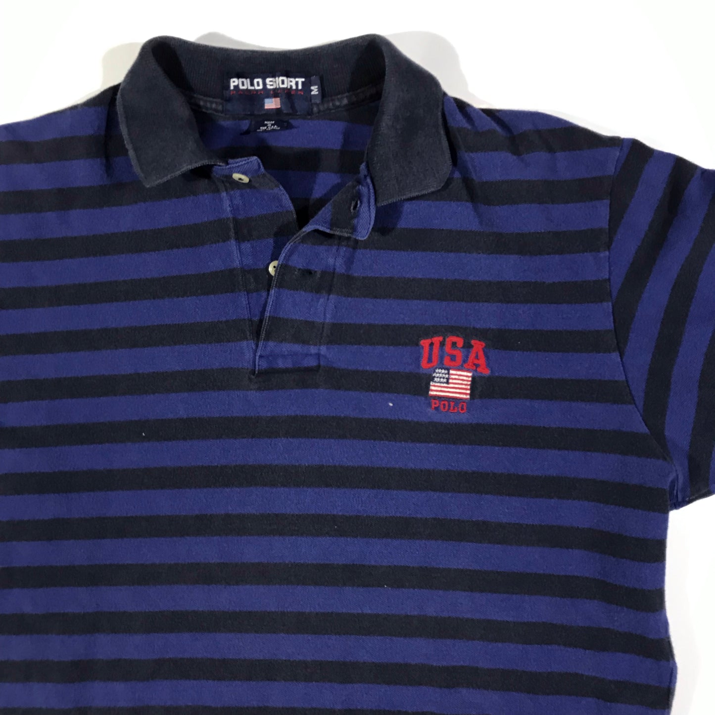 Polo sport usa polo striped shirt medium